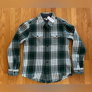 Outerknown Men’s Blanket Shirt M Evergreen Bigbury Plaid